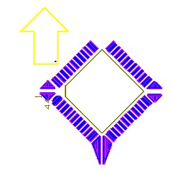 OFP和PLCC型集成塊如采用紅膠工藝過波峰,需采用斜角45度方式擺放，且每邊的最后一個引腳均需添加盜錫焊盤