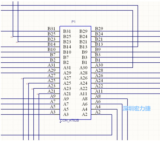 雙擊 1.SchDoc，文件可以被正常打開，下圖是其中的一部分：