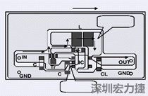 圖2：升壓電路的PCB設(shè)計示例。