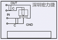 圖3：降壓電路的PCB設(shè)計示例。